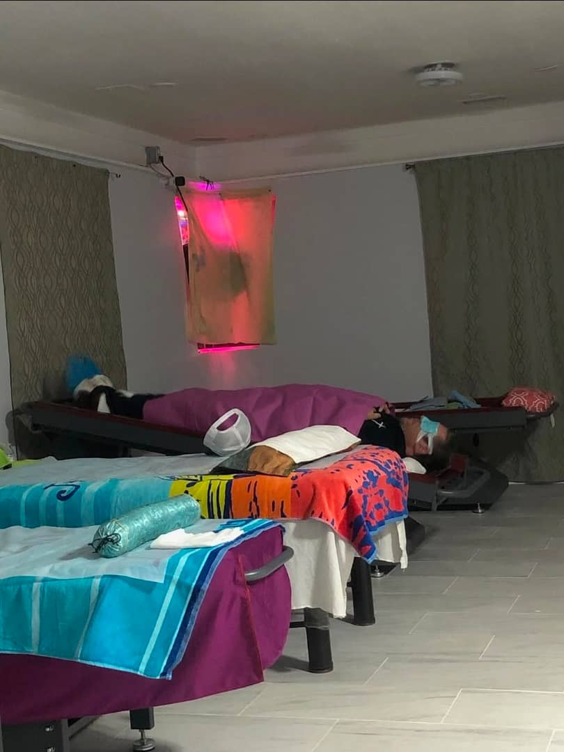 Treatment area at EMassage
